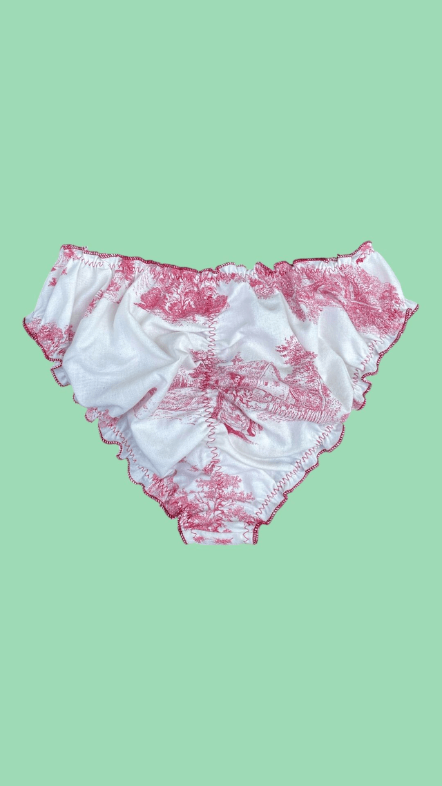Culotte toile de Jouy  -  taille S
