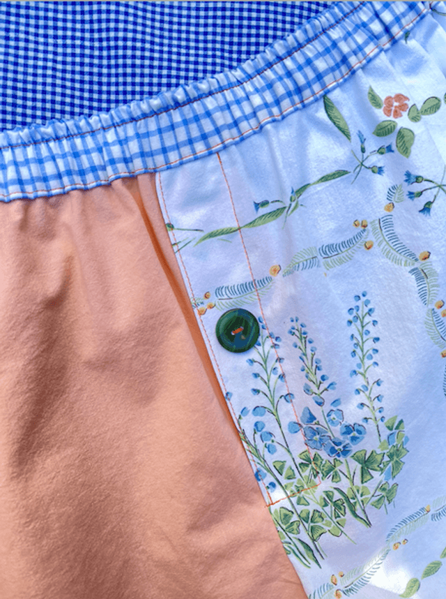 Caleçon fleuri -  taille XL  