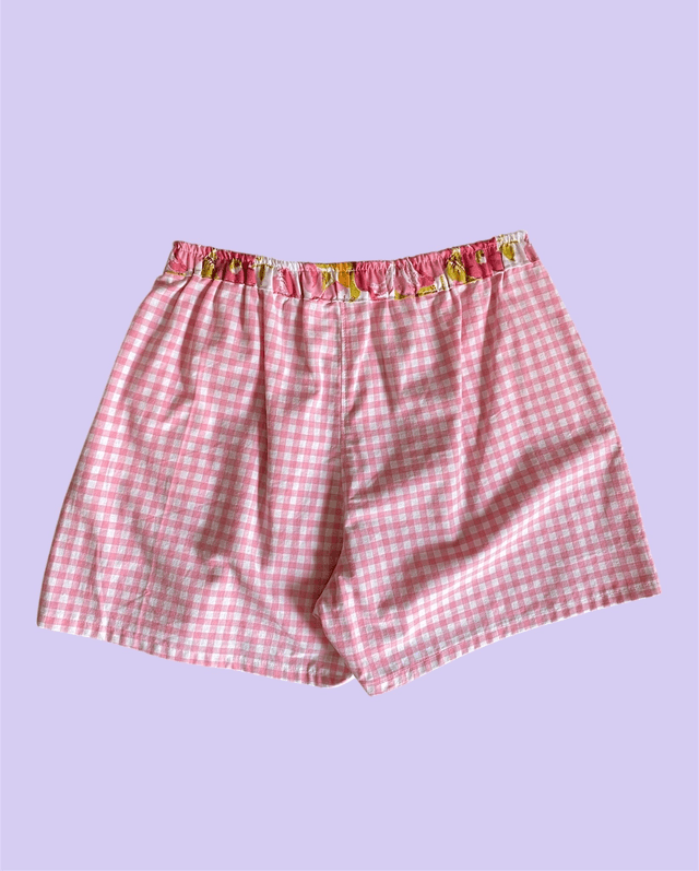 Short vichy rose - taille S 