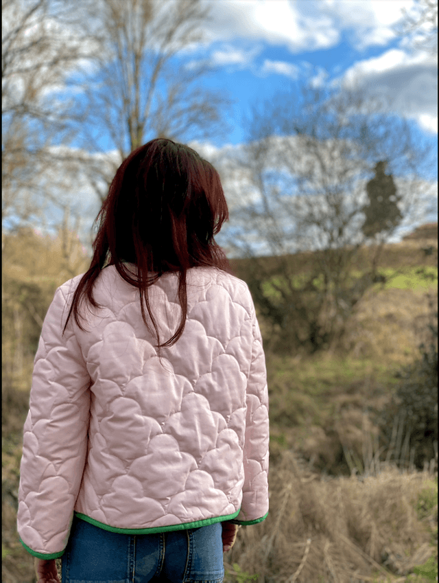 Veste matelassée nuages ☁️  -  taille XS/S/M